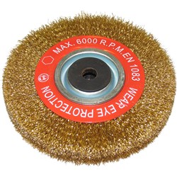 Abbott & Ashby Crimped Wire Wheel 150mm x 22mm Bore 12mm