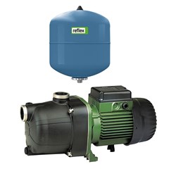 DAB-JETCOM102MP-18V - DAB Technopolymer Surface Mounted Pump 60L/min 53.8m 0.75kW 240Vwith 18L Tank