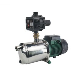DAB-IEUROINOX40/80M PRESSURE SYSTEM WITH ADJUSTABLE AUTO RESTART CONTROLLER 120L/M 59M 1.0KW 240V