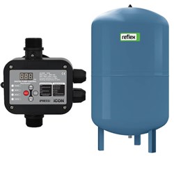iPRESS Controller and GWS 100Lpressure tank