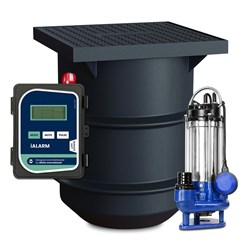BIA-ICON250PSFB120GS2 - SEWAGE PUMP STATION KIT INCLUDES PUMP TANK & ALARM