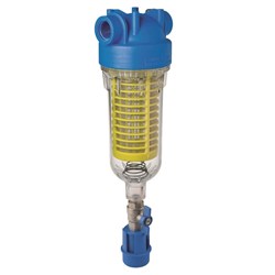 Hydra Selfcleaning Coarse Sediment Filter 90 Micron Stainess Steel Mesh Screen 1" Plastic BSP In/Out