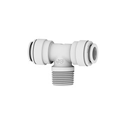 Male Tee 1/4" Thread x 1/4" Hose for Oasis DP Reverse Osmosis RO