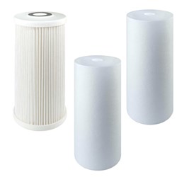 Filter Combo Trio 10" BIG for Sediment Reduction 20, 5 & 1 Micron