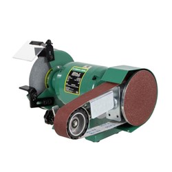 Abbott & Ashby 8" Industrial Grinder with Linishing Attachment, 915mm x 50mm