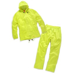 Scruffs Waterproof Rainsuit Yellow - Large