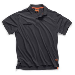 Scruffs Worker Polo Shirt - Graphite Small