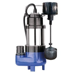 B25VAS2-FIXEDFLOAT-VORTEX-PUMP  - Submersible Vortex Pump 150LPM 7.5M
