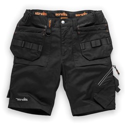 Scruffs Women's Trade Flex Holster Shorts - Black UK18