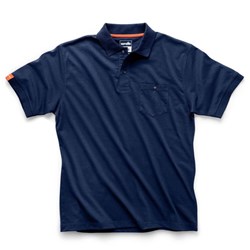 Scruffs Eco Worker Polo - Navy - X-Small