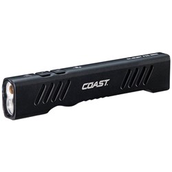 SLAYER LASER - Coast LED Pocket Torch with Fixed Beam & Red Laser | 105 Beam | 1000 Lumen | Max 47hr