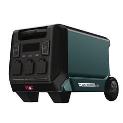 2000W W&C BATTERY GENERATOR PORTABLE POWER STATION WC-BG2000 WC BG2000