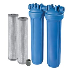 Atlas Filtri Whole House PFAS DUO Kit Inc. 2 PFAS Cartridges  54LPM MARIC Valve
