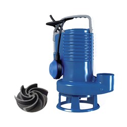 ZEN-DGBLUEP150/2/G50VMG+E-IMP - 240V 1Ø Pump, float, Small E-Impeller fitted