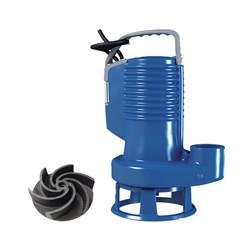 ZEN-DGBLUEP150/2/G50VTEX+E-IMP - 415V 3Ø Pump, no float, Small E-Impeller fitted
