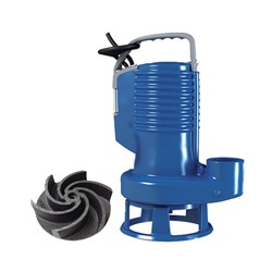 ZEN-DGBLUEP200/2/G50VTEX+E-IMP - 415V 3Ø Pump, no float, Large E-Impeller fitted