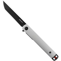 Coast LX502 Founder's Series Select Pocket Knife with Stainless Steel Tanto Blade & Silver Handle