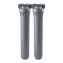 Atlas Filtri DP Duo SANIC Series 20" Standard Filter Housing with 3/4" In/Out, Spanner & Bracket