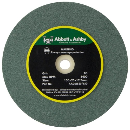 Abbott & Ashby Wheel Grinding Silicone Carbide 25mm x 150mm 80 Grit