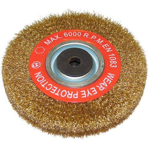 Abbott & Ashby Crimped Wire Wheel 200mm x 25mm Bore 16mm