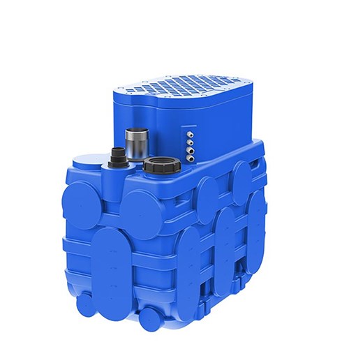 ZEN-BLUEBOXDGBLUE50M - PUMP COLLECTING STATION 250L WITH ZEN-DGBLUE50/2/G40VMG FITTED