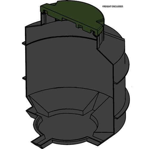 BIA-ICON900PNO - PE LID, NO PLUMBING, 1200 D x 1195 H