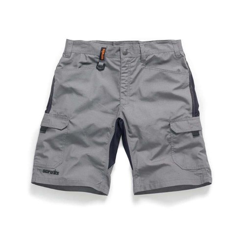 Scruffs Trade Flex Plain Shorts Graphite - 32W