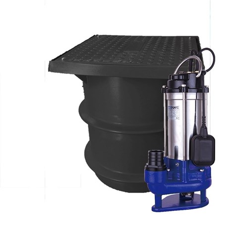 BIA-ICON250PSFB120GS2 - Sewage Pump Station Kit Includes Pump & Tank