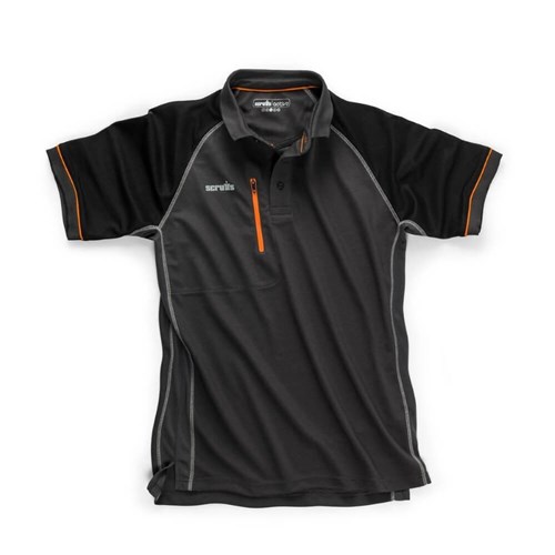 Scruffs Trade Active Polo Shirt Graphite - XXXX-Large
