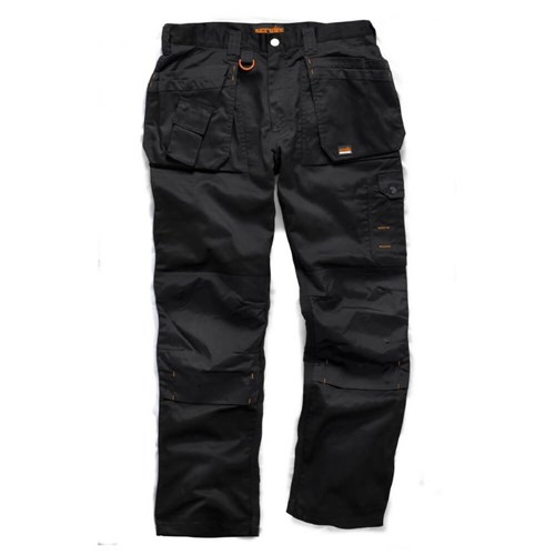 808570 - Scruffs Worker Plus Trousers - Black 32R - Agricultural and ...
