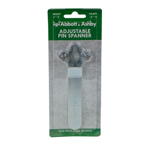 Abbott & Ashby Adjustable Pin Spanner - suits most angle grinders