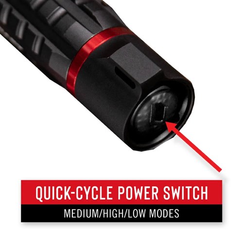 XP6R - Coast LED Torch with Pure Beam Focusing | 180m Beam | 400 Lumen | Max 10hr