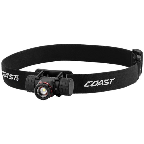 XPH25R - Coast LED Headlamp with Pure Beam Focusing | 120m Beam | 410 Lumen | Max 9hr 15m
