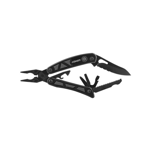 LED155 - Coast Dual Multi Tool with LED Light | 14 Tools | Pliers | Knife