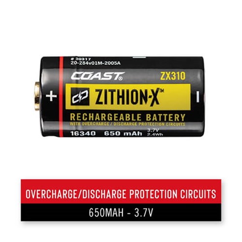 ZX310 - Coast Replacement Battery to suit the XP6R or XPH25R