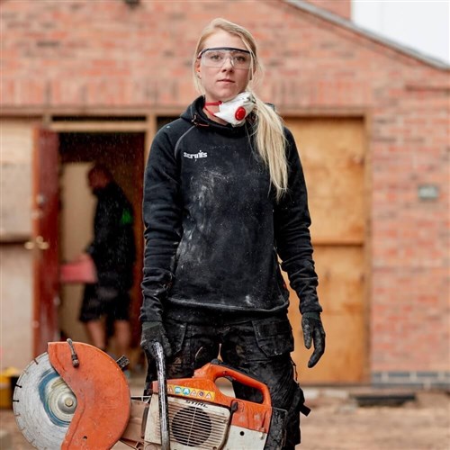 Scruffs Women's Trade Hoodie - Black UK14