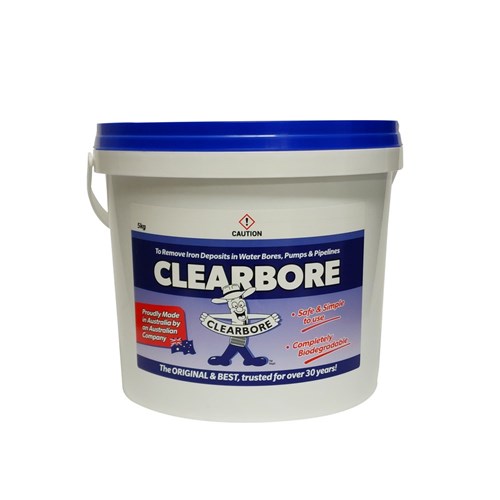 CLEARBORE - 5kg - Water Bore & Pump Cleaner