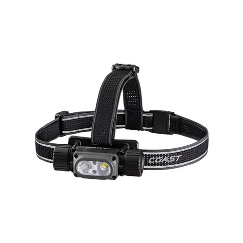 WPH34R - Coast Waterproof LED Headlamp Tri-Colour | 180m Beam | 2000 Lumen | Max 36hr