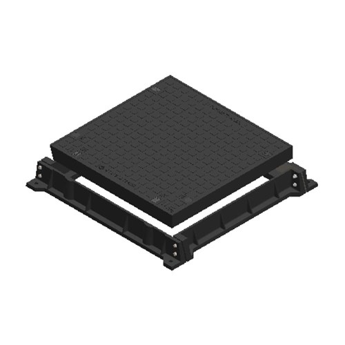 BIA-CI-LID-CLASSD - Pump Station Cast Iron Class D Lid 600 x 600