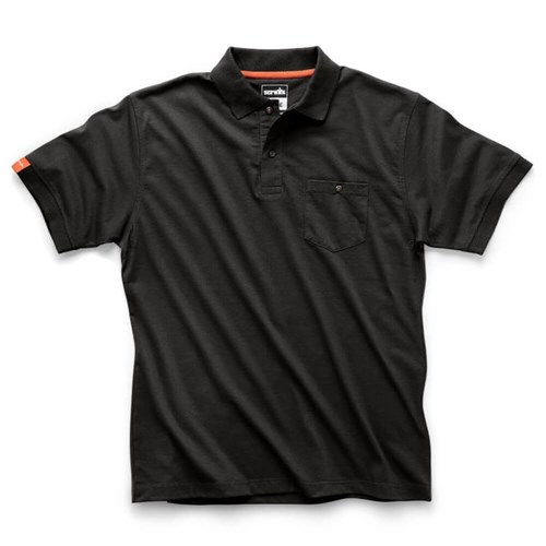 Scruffs Eco Worker Polo - Black - X-Small