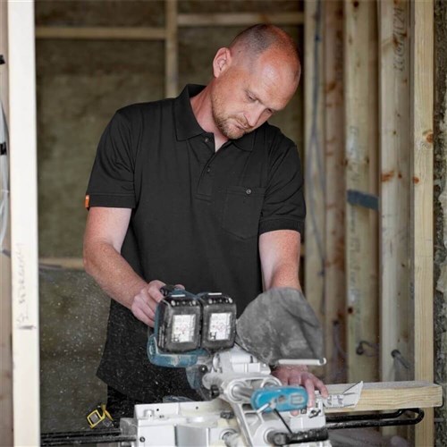 Scruffs Eco Worker Polo - Black - X-Small