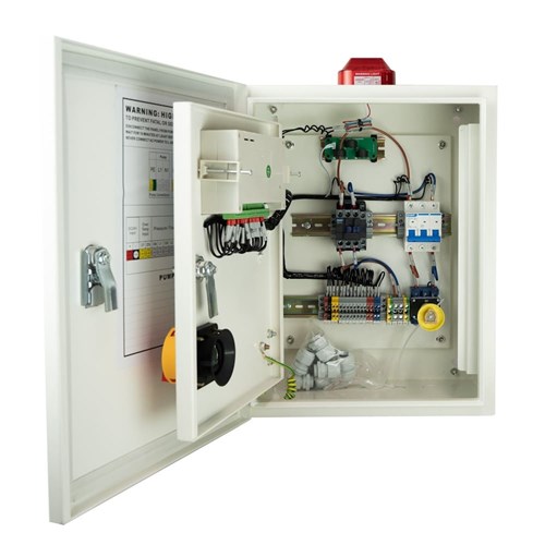 BIA-NXT-SPC1-22-PRO - Single Pump Control Panel 240V 0.37 - 2.2kW - Dual Door Inc Ext Isolator