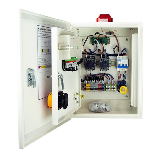 BIA-NXT-DPC1-22-PRO - Dual Pump Control Panel 240V 0.37 - 2.2kW - Dual Door Inc Ext Isolator