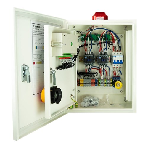 BIA-NXT-DPC3-40-PRO - Dual Pump Control Panel 415V 0.75 - 4.0kW - Dual Door Inc Ext Isolator