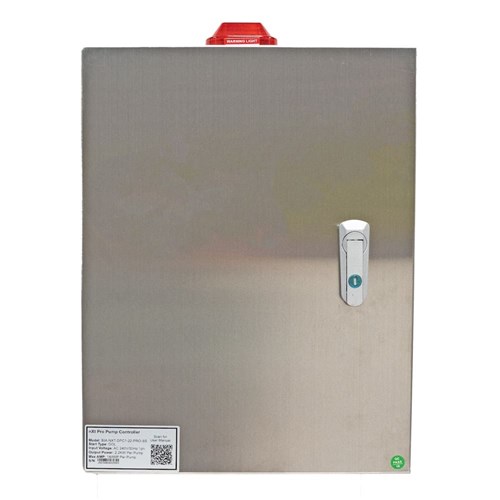 BIA-NXT-DPC1-22-PRO-SS - Dual Pump Control Panel 240V 0.37 - 2.2kW - Dual Door Inc Ext Isolator