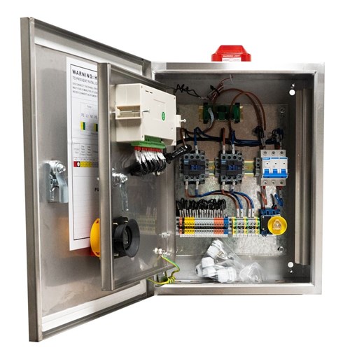 BIA-NXT-DPC1-22-PRO-SS - Dual Pump Control Panel 240V 0.37 - 2.2kW - Dual Door Inc Ext Isolator