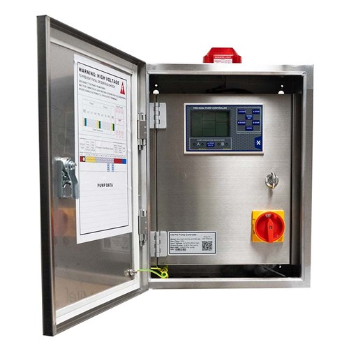 BIA-NXT-DPC3-40-PRO-SS - Dual Pump Control Panel 415V 0.75 - 4.0kW - Dual Door Inc Ext Isolator