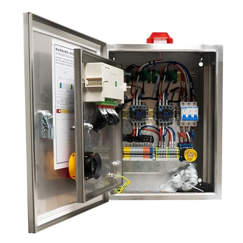 BIA-NXT-DPC3-40-PRO-SS - Dual Pump Control Panel 415V 0.75 - 4.0kW - Dual Door Inc Ext Isolator