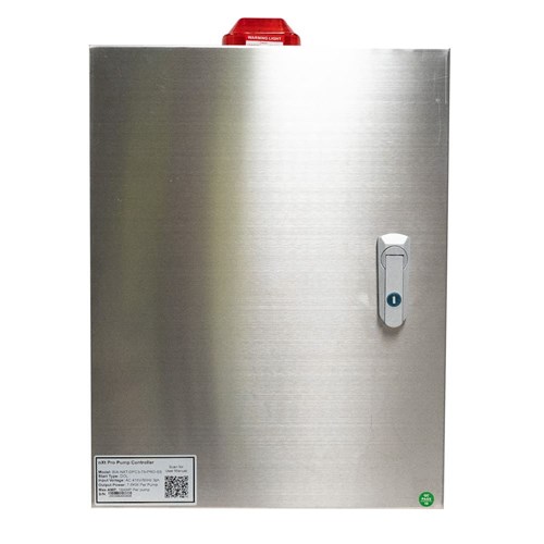 BIA-NXT-DPC3-75-PRO-SS - Dual Pump Control Panel 415V 5.5 - 7.5kW - Dual Door Inc Ext Isolator