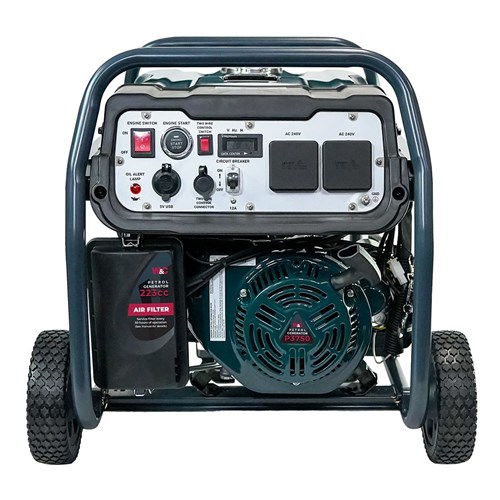 3.75 kVA Welling & Crossley Portable Generator with E-Start